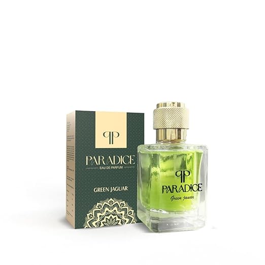 Paradice Perfume Green Jaguar – 50ml Eau De Parfum | Premium Long-Lasting Fresh & Spicy Fragrance for Men