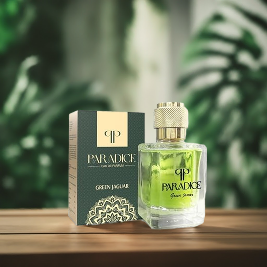 Paradice Perfume Green Jaguar – 50ml Eau De Parfum | Premium Long-Lasting Fresh & Spicy Fragrance for Men